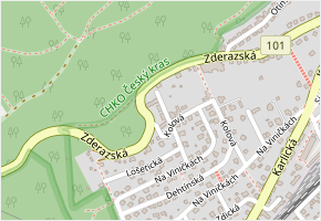 Na Krupičárně v obci Praha - mapa ulice