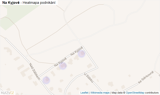 Mapa Na Kyjově - Firmy v ulici.