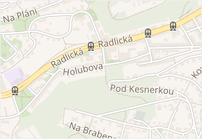 Na Laurové v obci Praha - mapa ulice