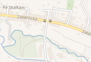 Na lávce v obci Praha - mapa ulice