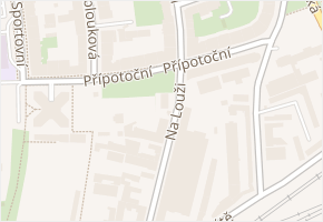 Na louži v obci Praha - mapa ulice