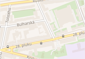 Na Míčánkách v obci Praha - mapa ulice