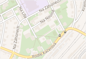 Na novině v obci Praha - mapa ulice