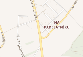 Na Padesátníku II v obci Praha - mapa ulice