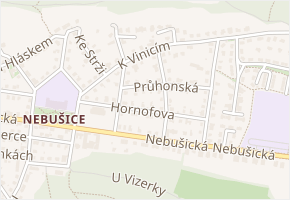 Na parcelách v obci Praha - mapa ulice