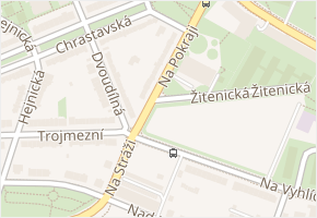 Na pokraji v obci Praha - mapa ulice