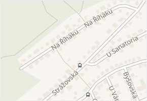 Na Říháku v obci Praha - mapa ulice