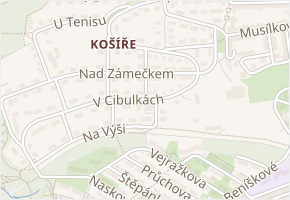 Na sklonku v obci Praha - mapa ulice