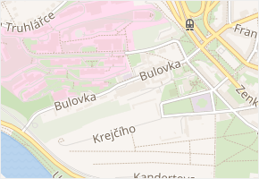 Na srázu v obci Praha - mapa ulice