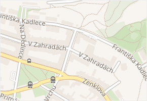 Na sypkém v obci Praha - mapa ulice