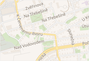 Na úseku v obci Praha - mapa ulice