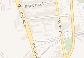Na Valentince v obci Praha - mapa ulice