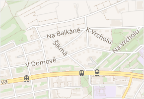 Na vlastním v obci Praha - mapa ulice