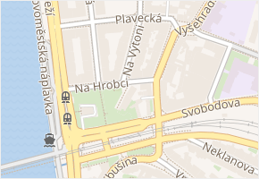 Na výtoni v obci Praha - mapa ulice