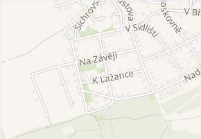 Na závěji v obci Praha - mapa ulice