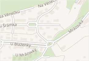 Nad Bertramkou v obci Praha - mapa ulice
