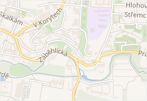 Nad Chaloupkami v obci Praha - mapa ulice