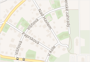 Nad Havlem v obci Praha - mapa ulice