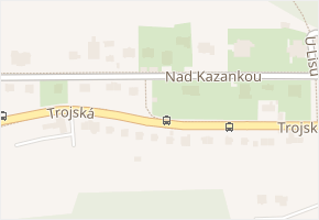 Nad Kazankou v obci Praha - mapa ulice