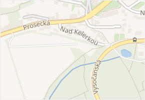 Nad Kelerkou v obci Praha - mapa ulice