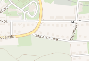 Nad Krocínkou v obci Praha - mapa ulice