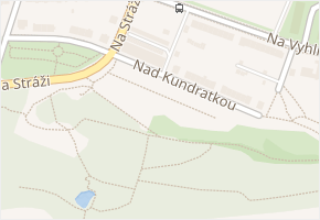 Nad Kundratkou v obci Praha - mapa ulice