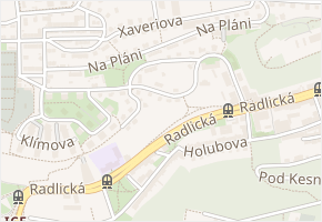 Nad Laurovou v obci Praha - mapa ulice