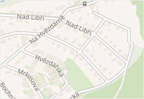 Nad Libří v obci Praha - mapa ulice