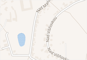 Nad Manovkou v obci Praha - mapa ulice
