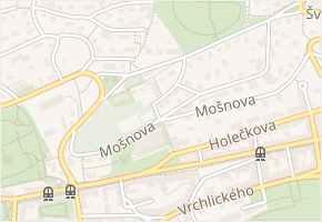 Nad Mlynářkou v obci Praha - mapa ulice