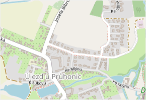 Nad Mlýnským rybníkem v obci Praha - mapa ulice