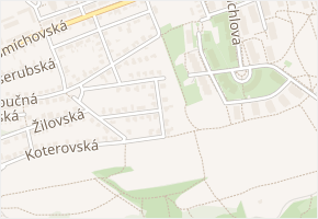 Nad Mušlovkou v obci Praha - mapa ulice