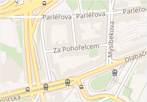 Nad Panenskou v obci Praha - mapa ulice