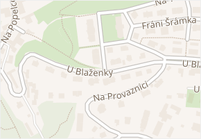 Nad Popelkou v obci Praha - mapa ulice