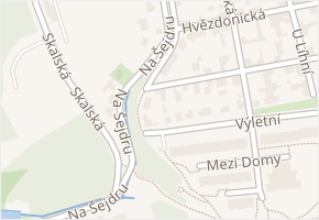 Nad šejdrem v obci Praha - mapa ulice