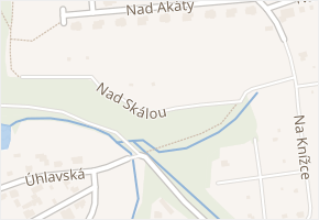 Nad skálou v obci Praha - mapa ulice