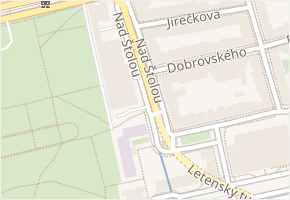 Nad štolou v obci Praha - mapa ulice