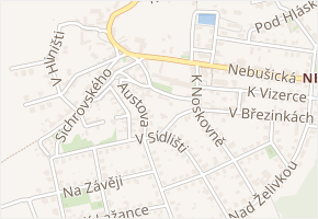 Nad sýpkou v obci Praha - mapa ulice
