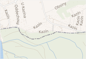 Nad Údolím hvězd v obci Praha - mapa ulice