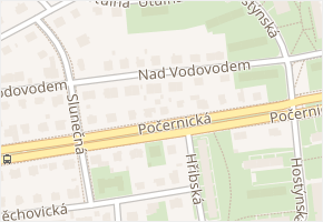 Nad vodovodem v obci Praha - mapa ulice