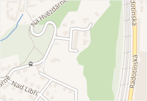 Nad závodištěm v obci Praha - mapa ulice