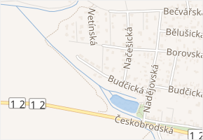 Nahořanská v obci Praha - mapa ulice