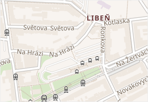 náměstí Bohumila Hrabala v obci Praha - mapa ulice