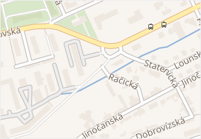 náměstí Českého povstání v obci Praha - mapa ulice