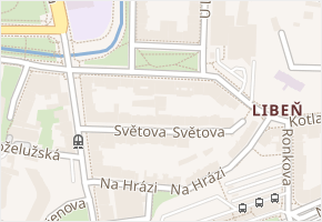 náměstí Dr. Václava Holého v obci Praha - mapa ulice