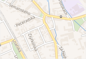 náměstí Protifašistických bojovníků v obci Praha - mapa ulice