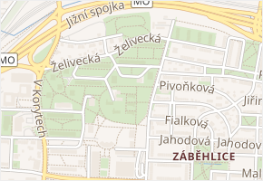 Narcisová v obci Praha - mapa ulice