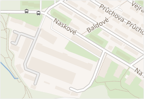 Naskové v obci Praha - mapa ulice