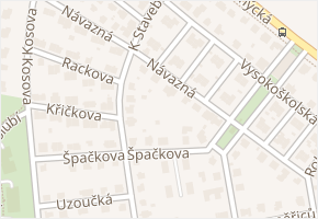 Návazná v obci Praha - mapa ulice