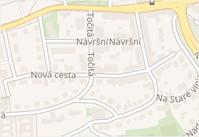 Návršní v obci Praha - mapa ulice